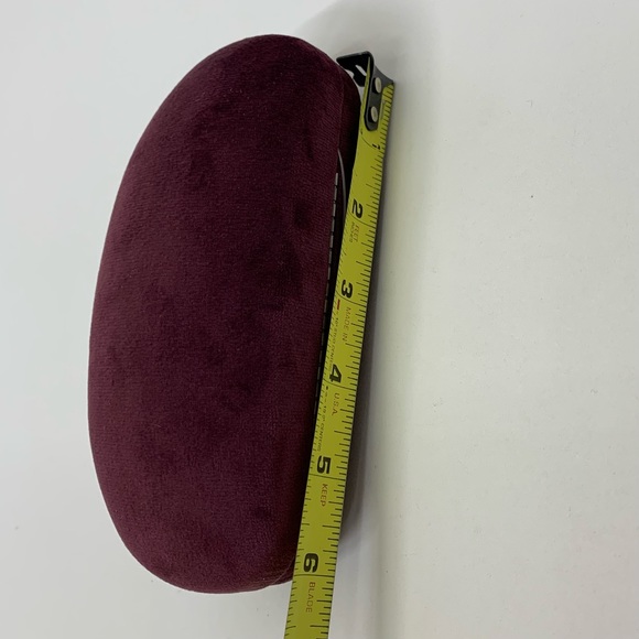 A New Day Solid Warm Plum Purple Velvet Sunglasses & Eye Glass Case New Nwt - Picture 11 of 12